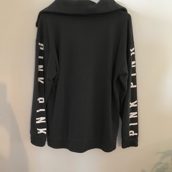 WOMEN’S HIGH COLLAR PINK PULLOVER - Picture 5 of 6